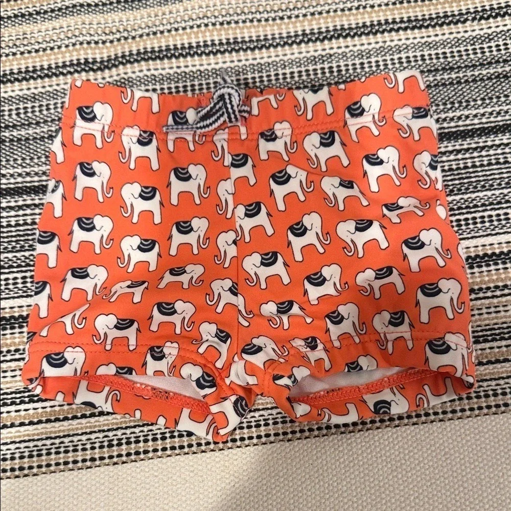 Janie and Jack Infanty Baby Boys‎ Elephant Board Shorts 0 - 3 Months Swim